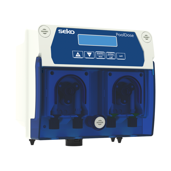 PoolDose Double pH + ORP lub pH + ORP + Chlorine (wbudowany kontroler)